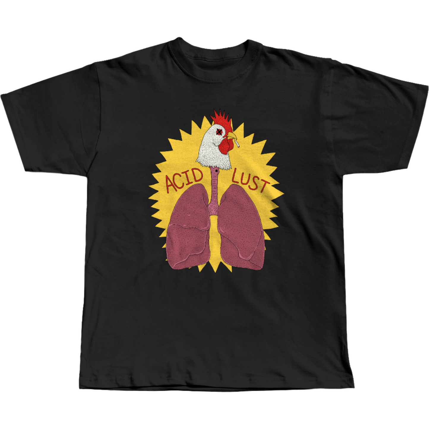 Acid Lung T-Shirt - Black