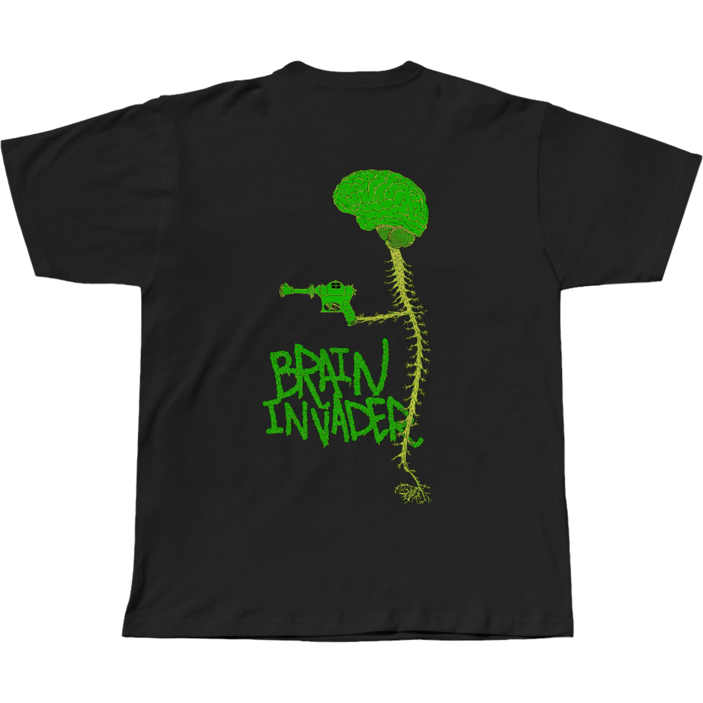 Brain Invader T-Shirt - Black