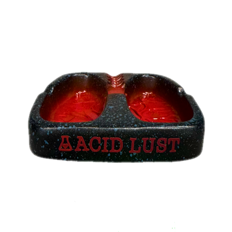 Lungs Burning Ashtray - Black/Red