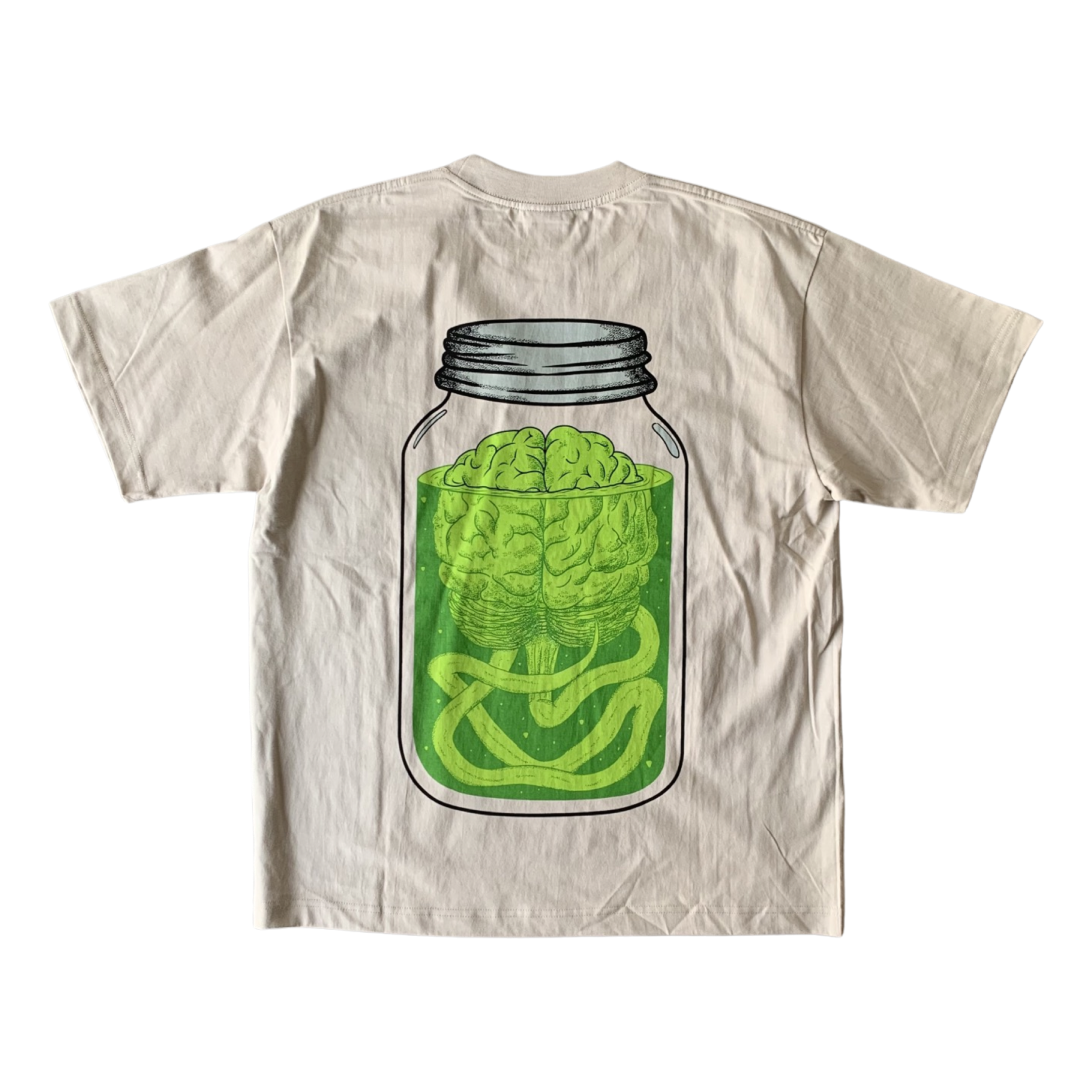 Pickled Brain T-shirt - Khaki